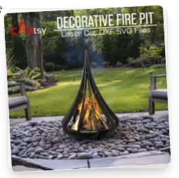 Download premium fire pit & stove DXF designs. Our CNC-ready plans are perfect for laser cutting unique outdoor gear. Get your files now!