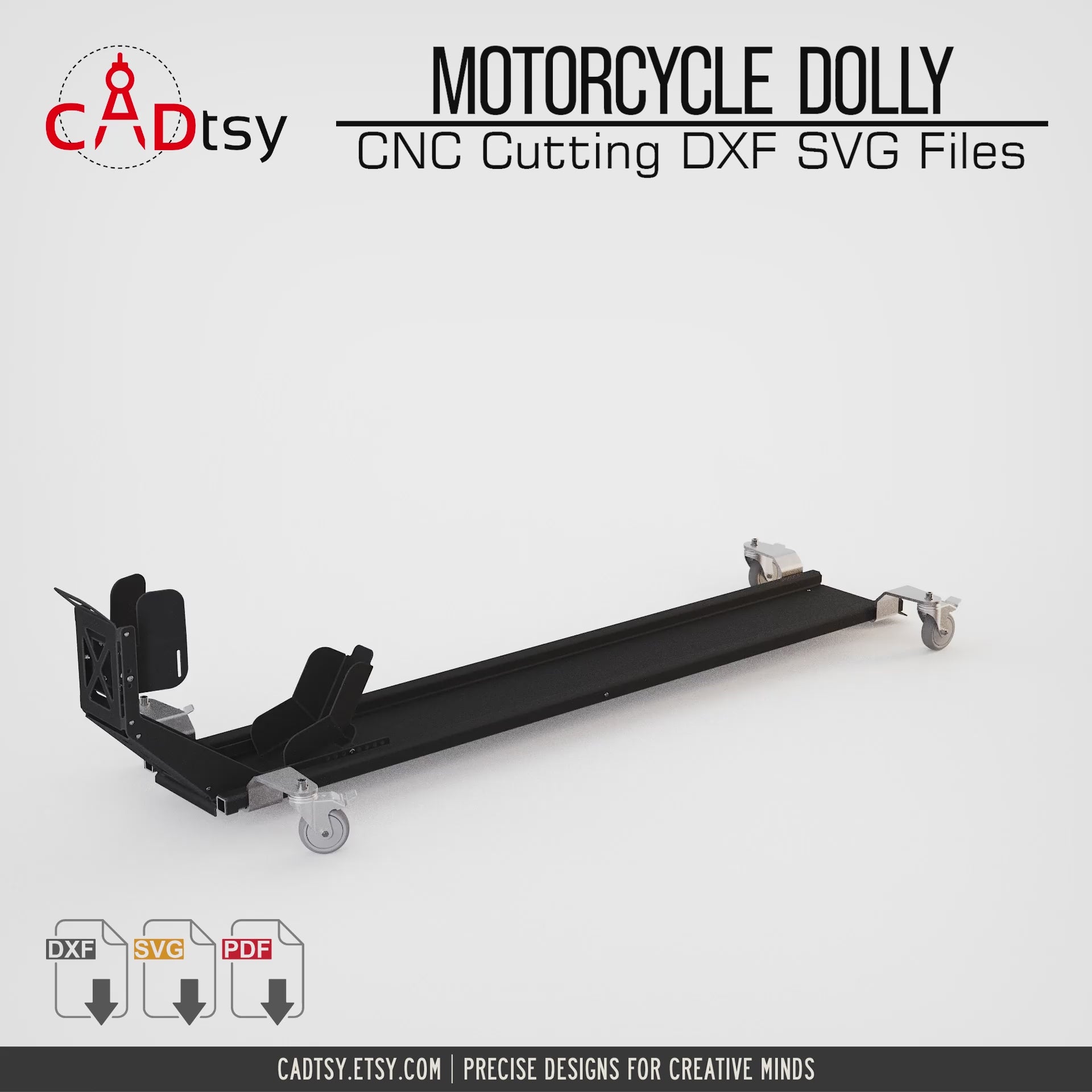Motorcycle Dolly DXF Plans
