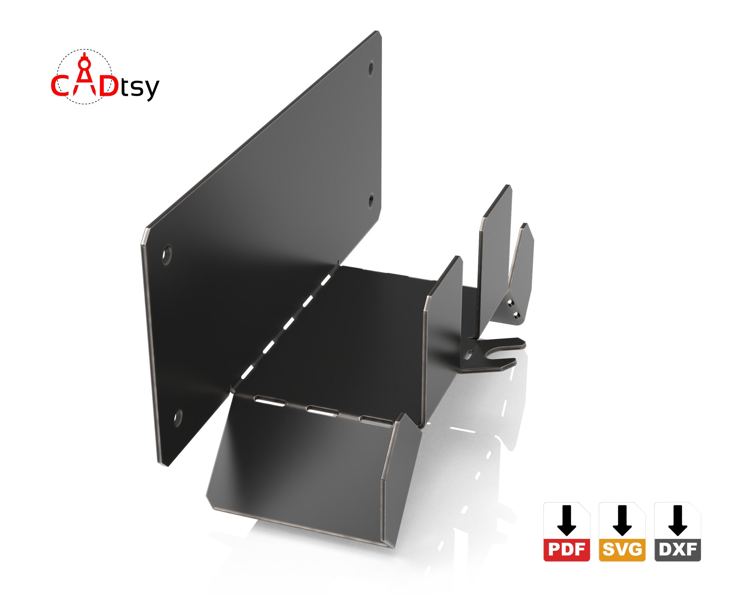 Air Hose Holder DXF SVG Files, Extension Cord Rack, Laser Plasma CNC Cut Vector Pattern, Workshop Tool Organizer