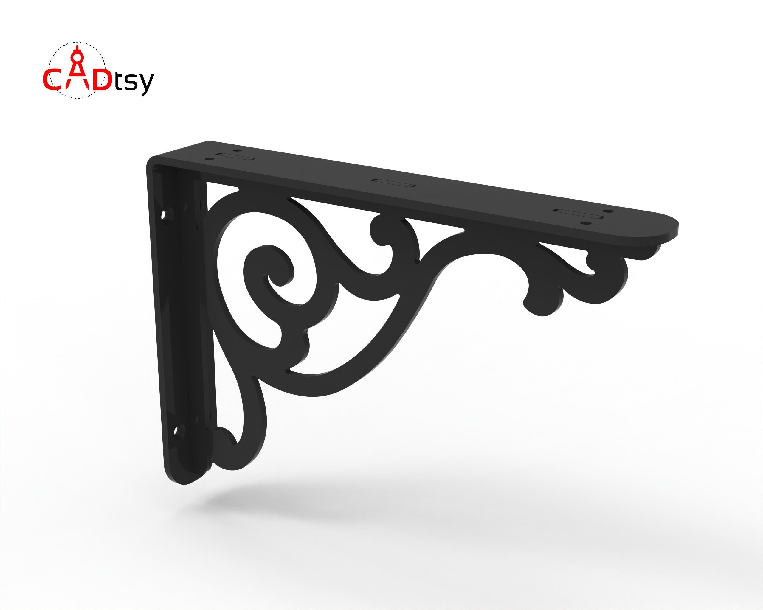 Decorative Metal Shelf Bracket, Support Fixing
